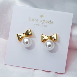 Kate Spade All Wrapped Up In Pearls Drop Earrings (With Dust Bag)